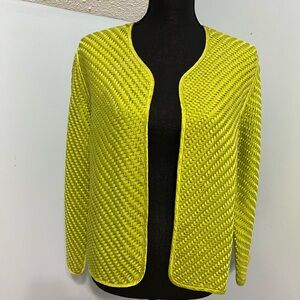 100% Silk Vintage Chico’s Braided Jacket Blazer.